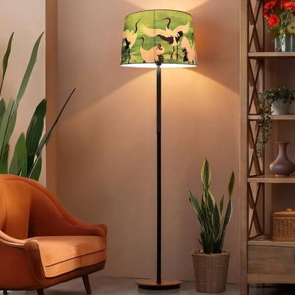 Graceful Cranes Floor Lamp