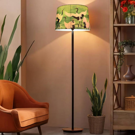 Graceful Cranes Floor Lamp