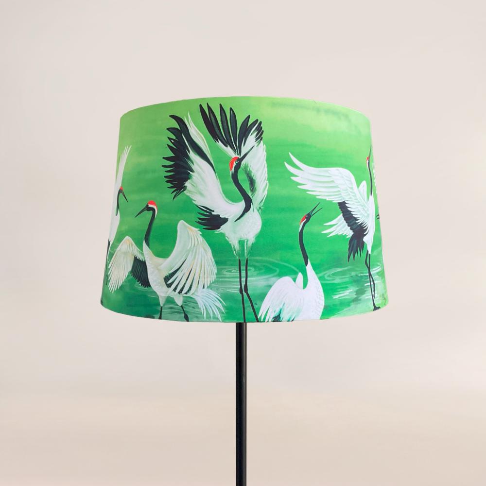 Graceful Cranes Floor Lamp