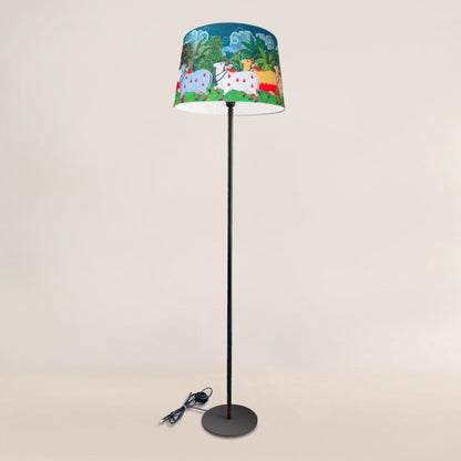 Gaiyan Pichwai Art Floor Lamp