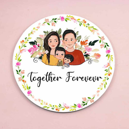 Handpainted Customized Name Plate - Family Name Plate - rangreli