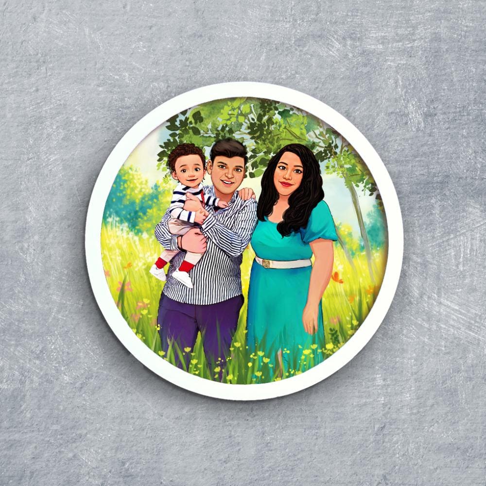 Handpainted Personalized Character - Full frame - rangreli