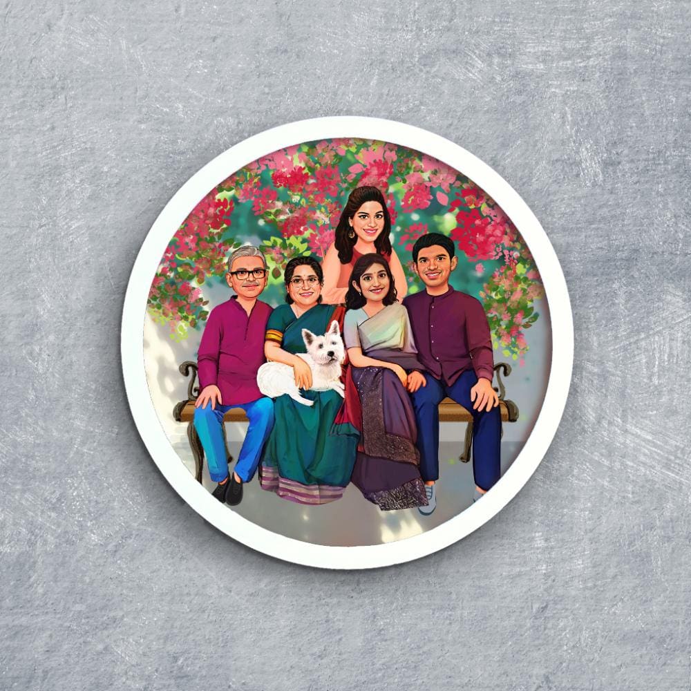 Handpainted Personalized Character Fun Time2- Full frame - rangreli