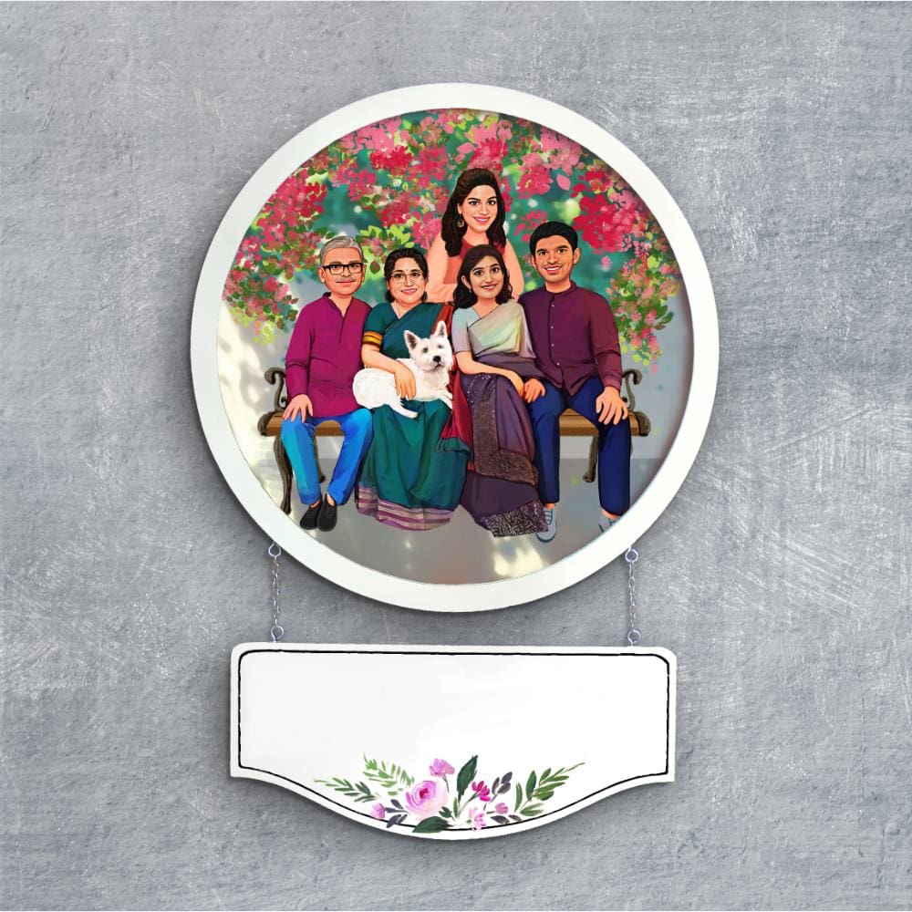 Handpainted Personalized Character Fun Time2- Full frame - rangreli