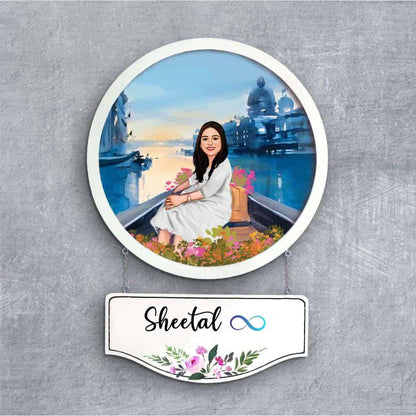 Handpainted Personalized Character Memories4- Full frame - rangreli