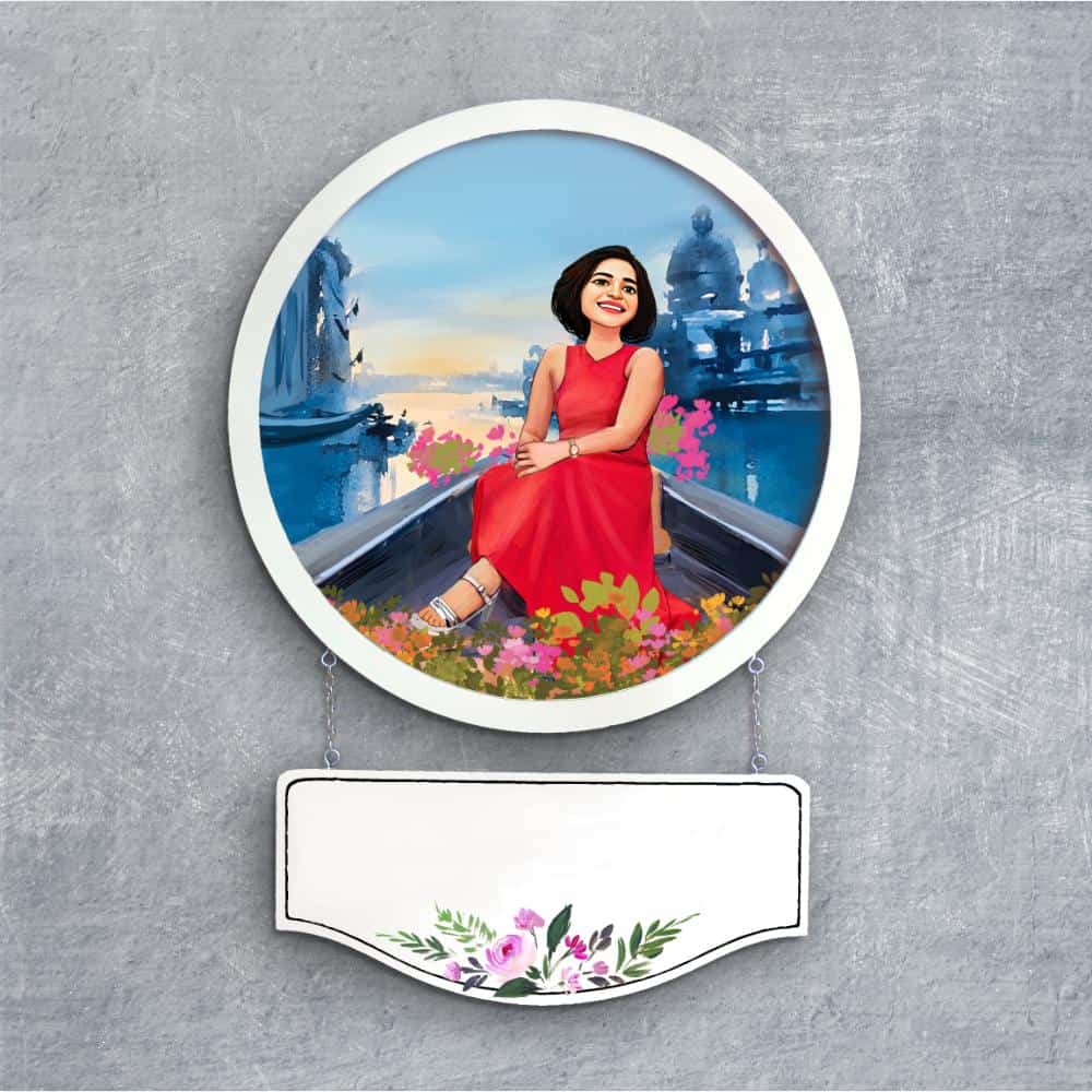 Handpainted Personalized Character Memories4- Full frame - rangreli