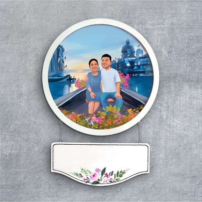 Handpainted Personalized Character Memories4- Full frame - rangreli