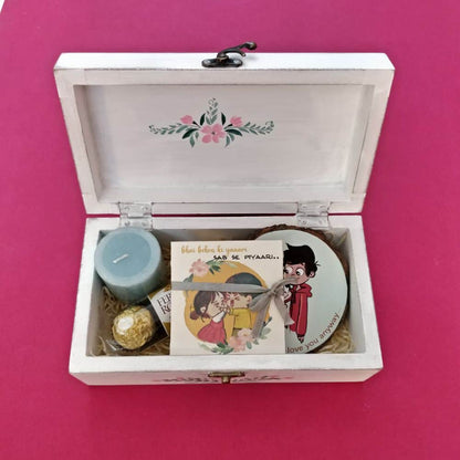 Rakhi Goodies Box - Style 4 - rangreli