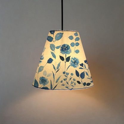 Pendant Lamp - Blue Floral Lamp Shade 3011 - rangreli