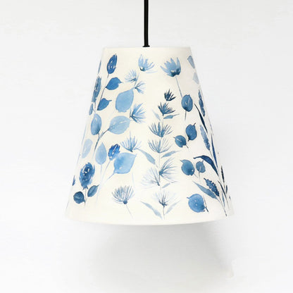 Pendant Lamp - Blue Floral Lamp Shade 3011 - rangreli