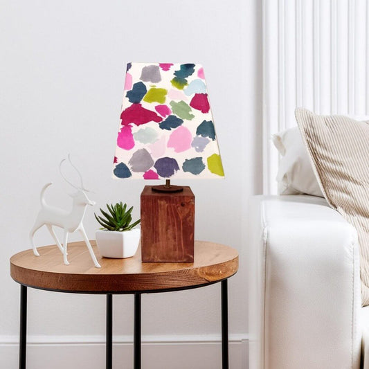 Empire Table Lamp - Patchy Abstract Lamp Shade 3019 - rangreli