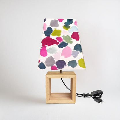 Empire Table Lamp - Patchy Abstract Lamp Shade 3019 - rangreli