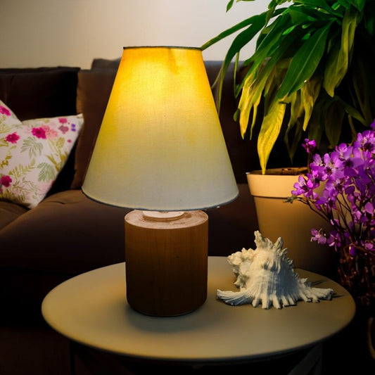 Cone Table Lamp - Yellow Ombre Lamp Shade 3021 - rangreli