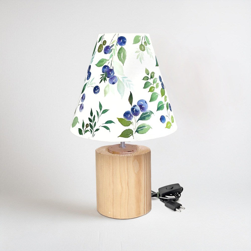 Cone Table Lamp - Berry Bunch Lamp Shade 3022 - rangreli