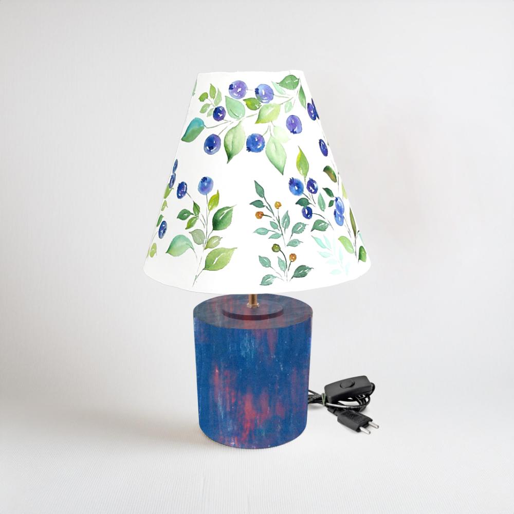 Cone Table Lamp - Berry Bunch Lamp Shade 3022 - rangreli