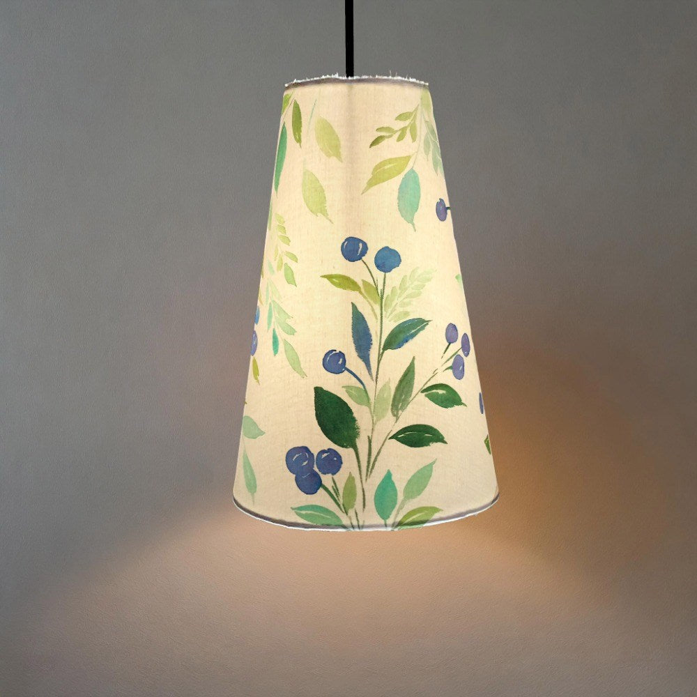 Long cone Pendant Lamp - Blue berries 3088 - rangreli