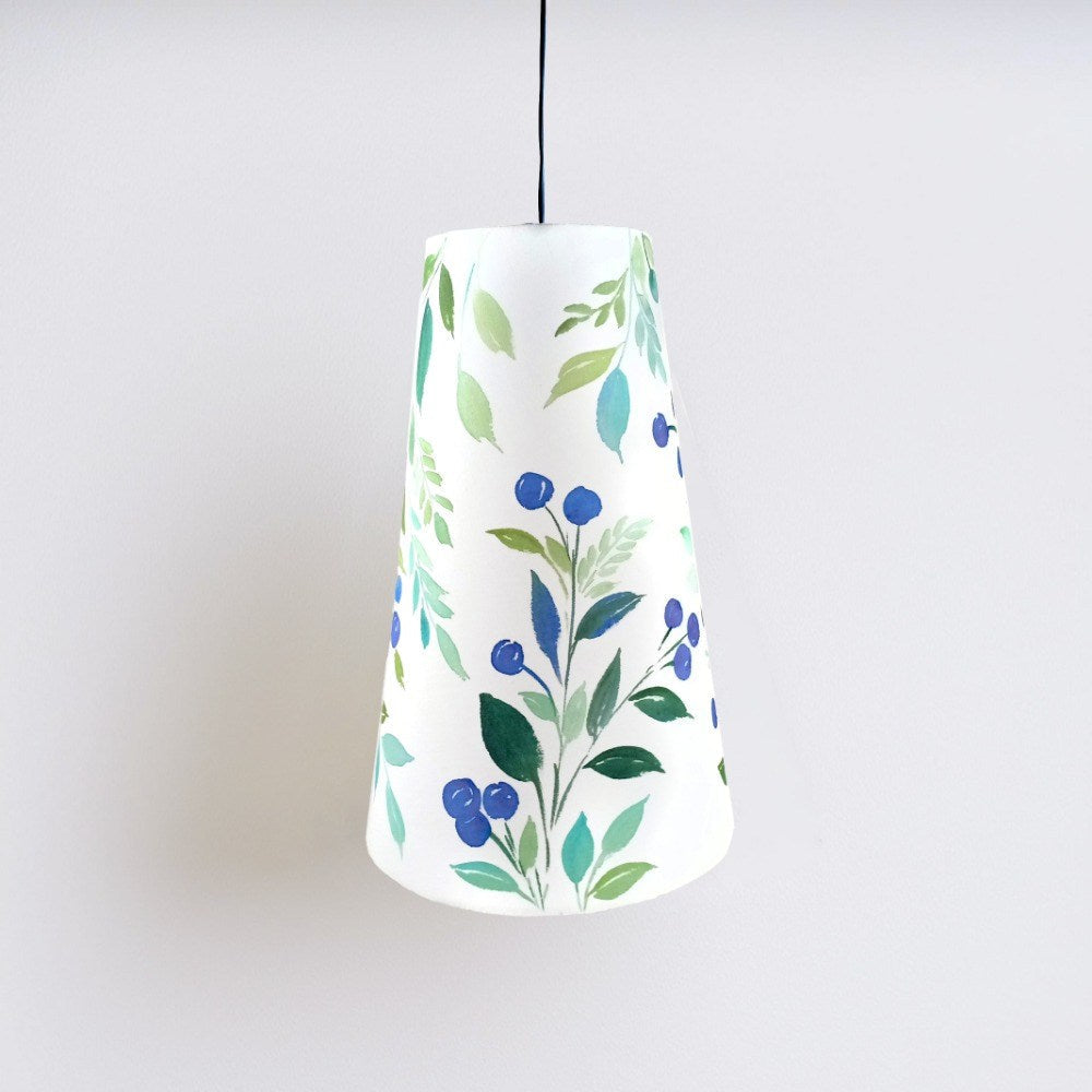 Long cone Pendant Lamp - Blue berries 3088 - rangreli