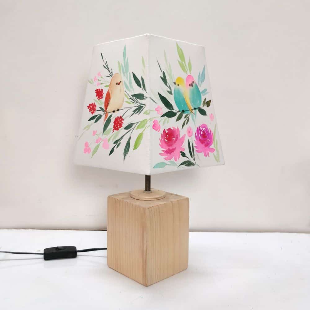 Empire Table Lamp - Sweet birds Lamp Shade 3108 - rangreli