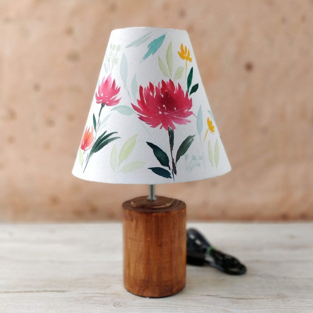 Cone Table Lamp - Lillies Lamp Shade 3109 - rangreli