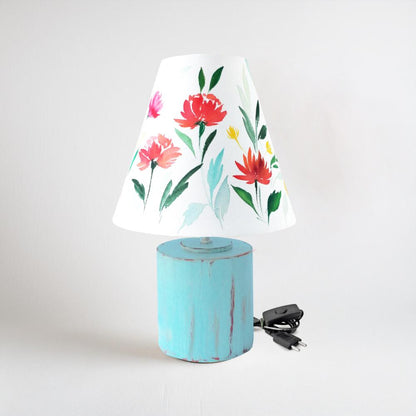 Cone Table Lamp - Lillies Lamp Shade 3109 - rangreli