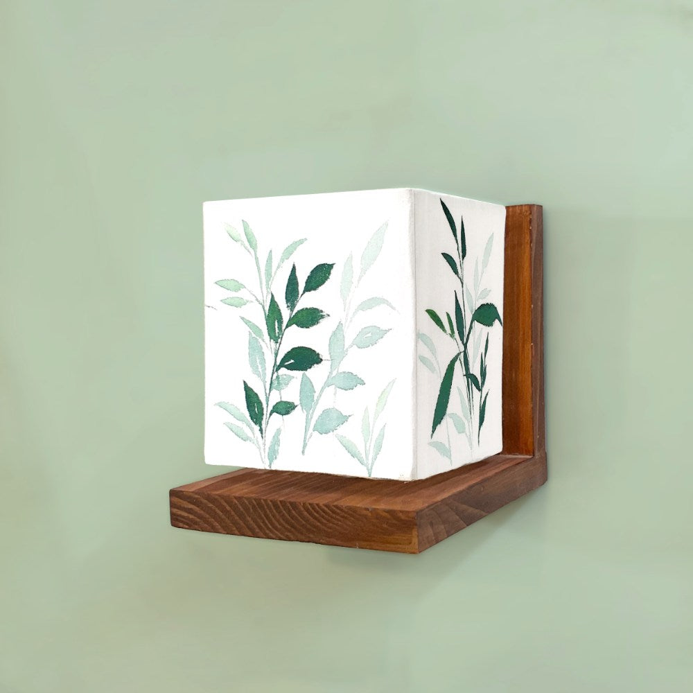 Square Table Lamp - Fern Lamp Shade 3110 - rangreli