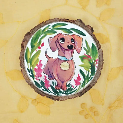 Avatar Fridge Magnets -Happy smiling dog - rangreli