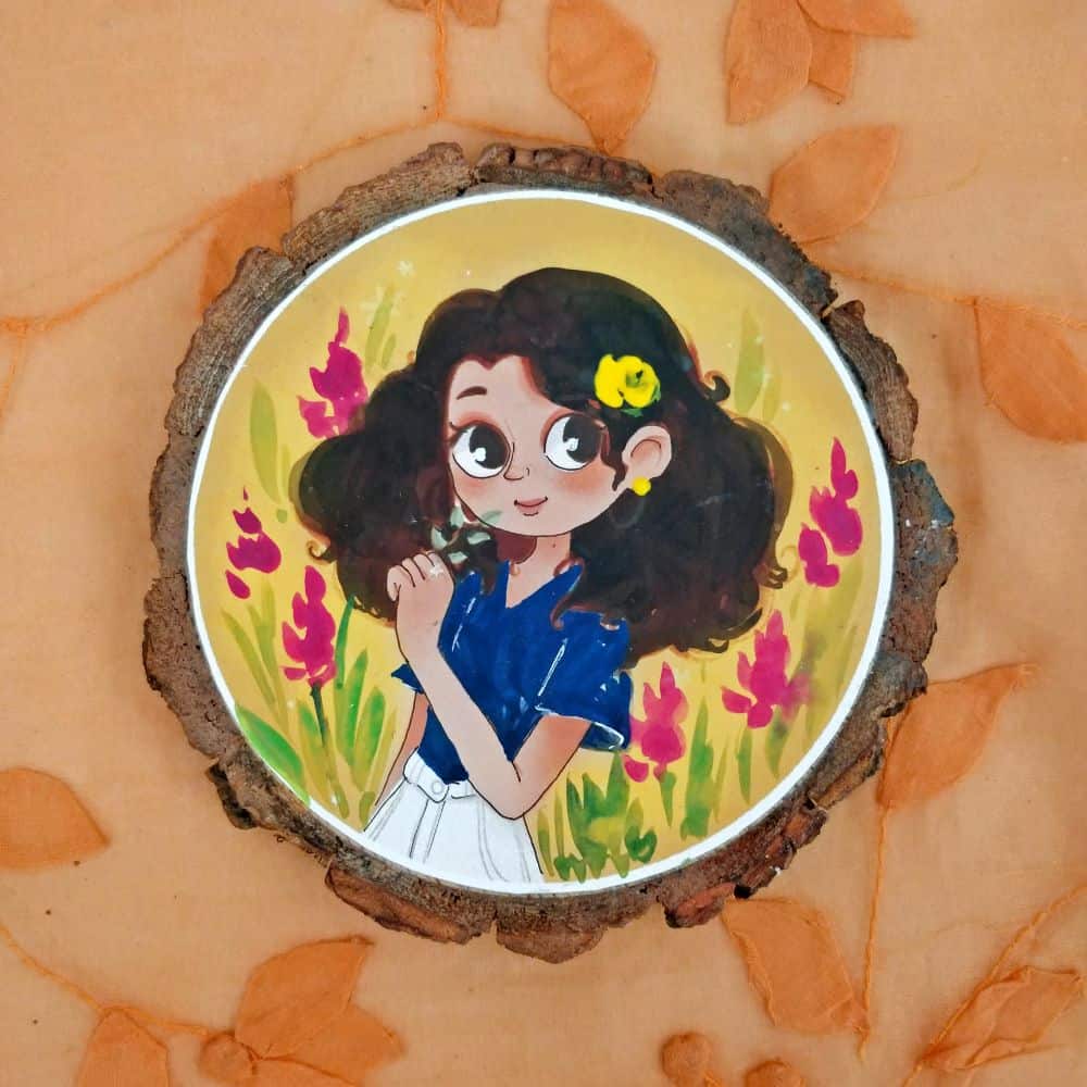 Avatar Fridge Magnets -Flower Girl - rangreli