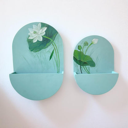 Round Planter-Shy Teal-5015 - rangreli