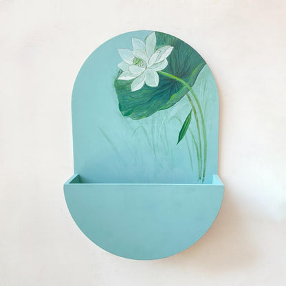 Round Planter-Shy Teal-5015 - rangreli