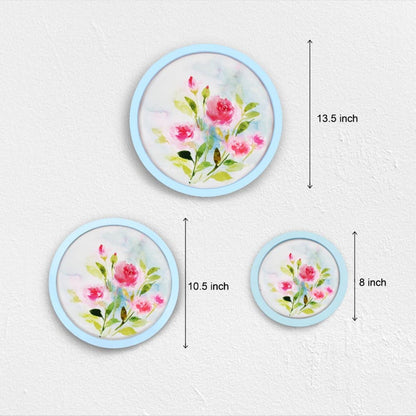 Handpainted wall art - Flowers - rangreli