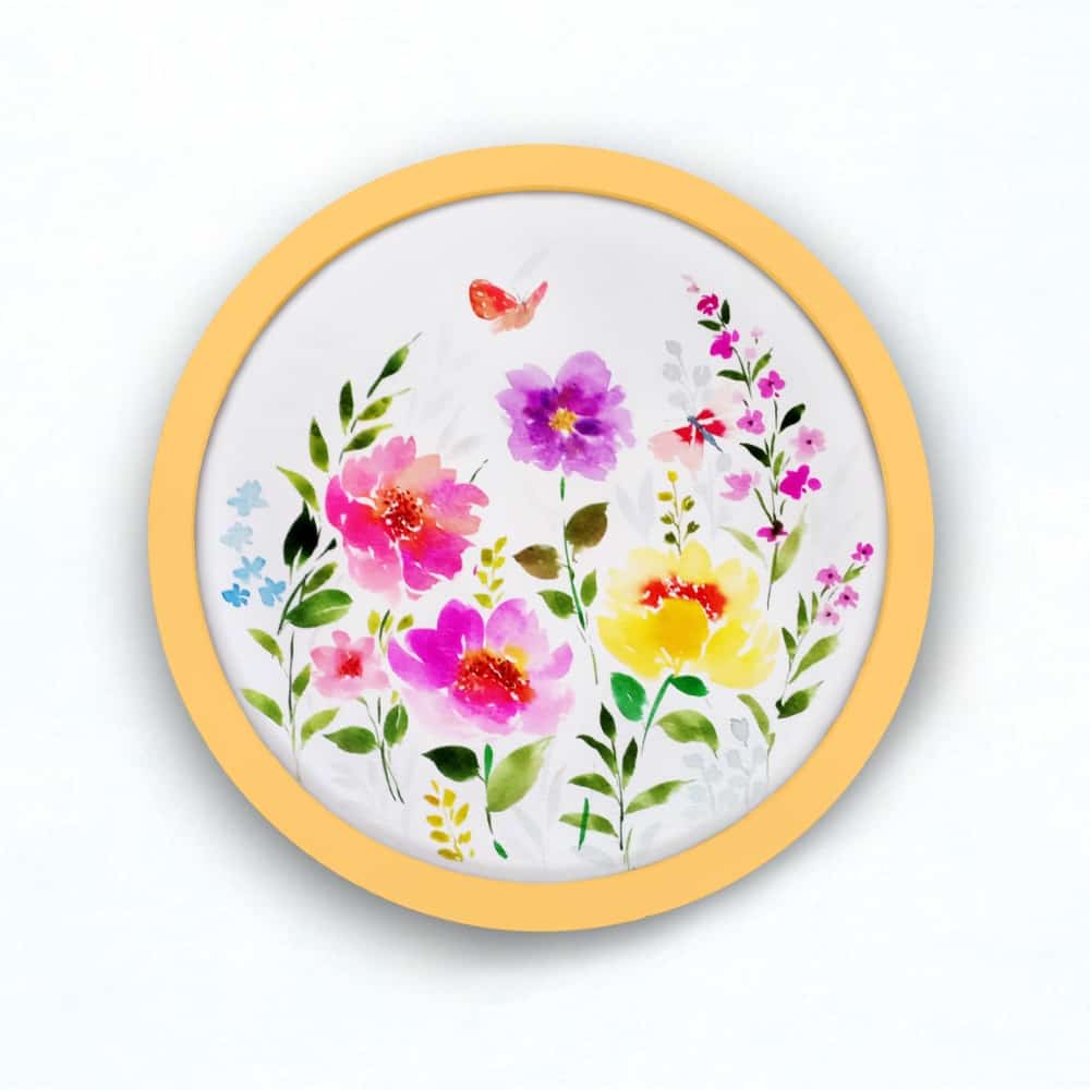 Handpainted wall art - Flowers - rangreli