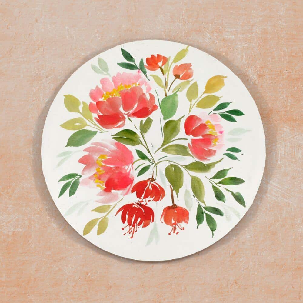 Handpainted wall art - Flowers - rangreli