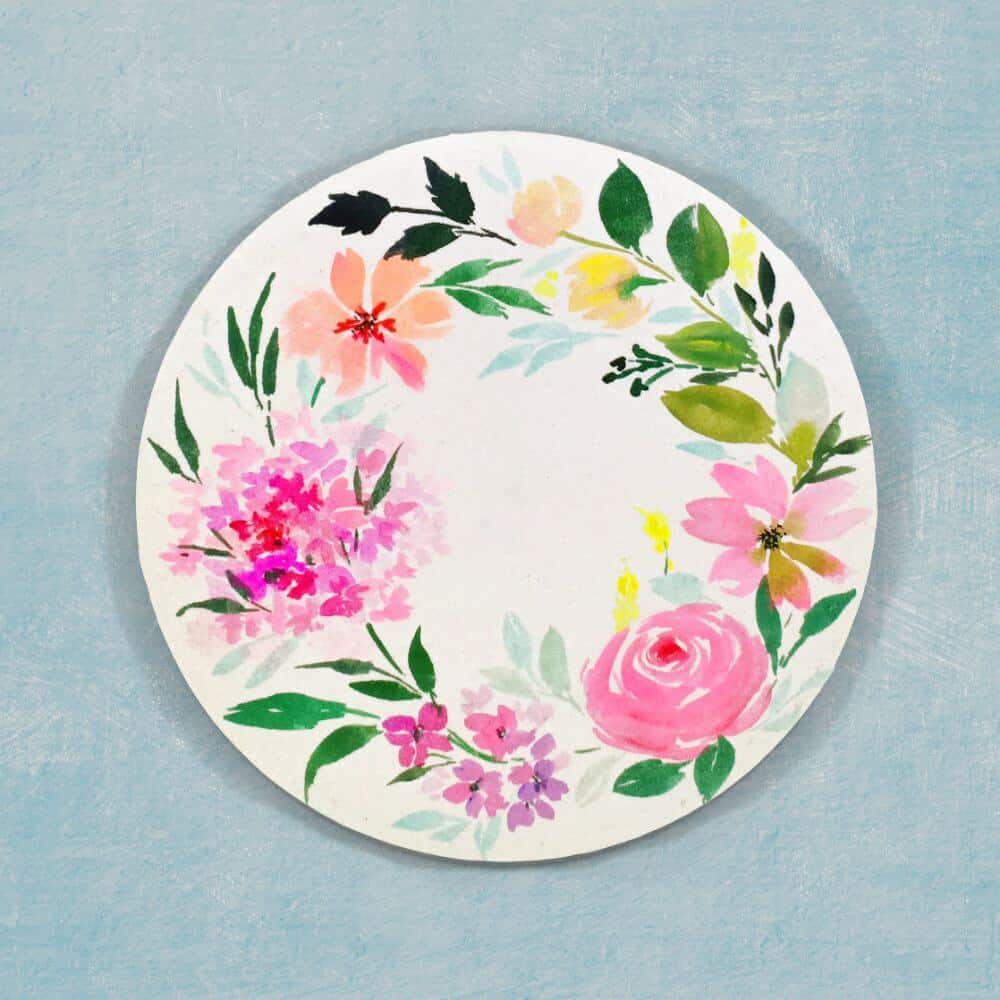 Handpainted wall art - Flowers - rangreli