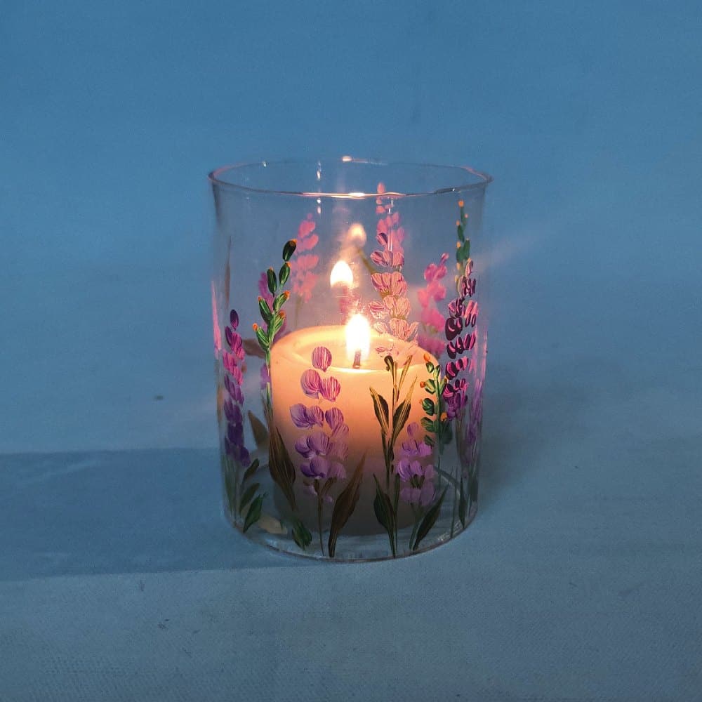 Lavender Glow - Glass Votive