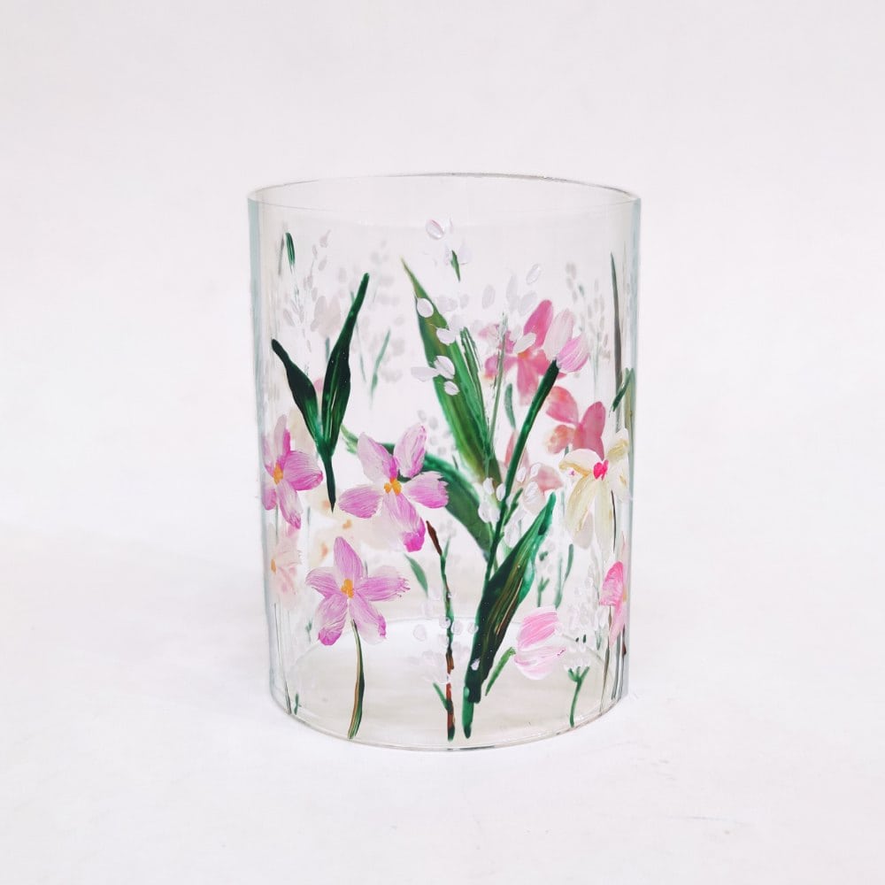 Wildflower Charm - Glass Votive