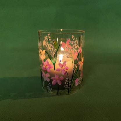 Wildflower Charm - Glass Votive