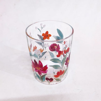 Scarlet Garden - Glass Votive