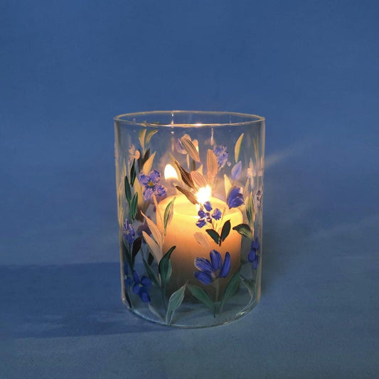 Azure Meadow - Glass Votive