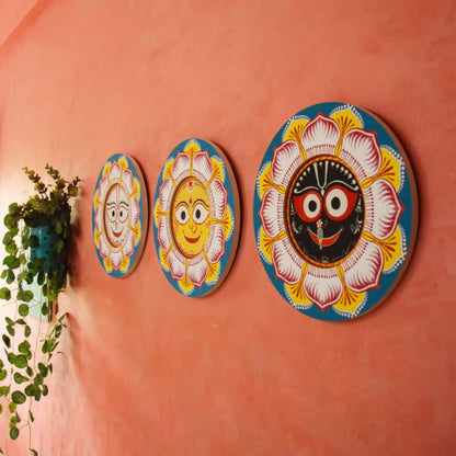 Lord Jagannath - Traditional Indian Art | Ethnic Wall Art - rangreli