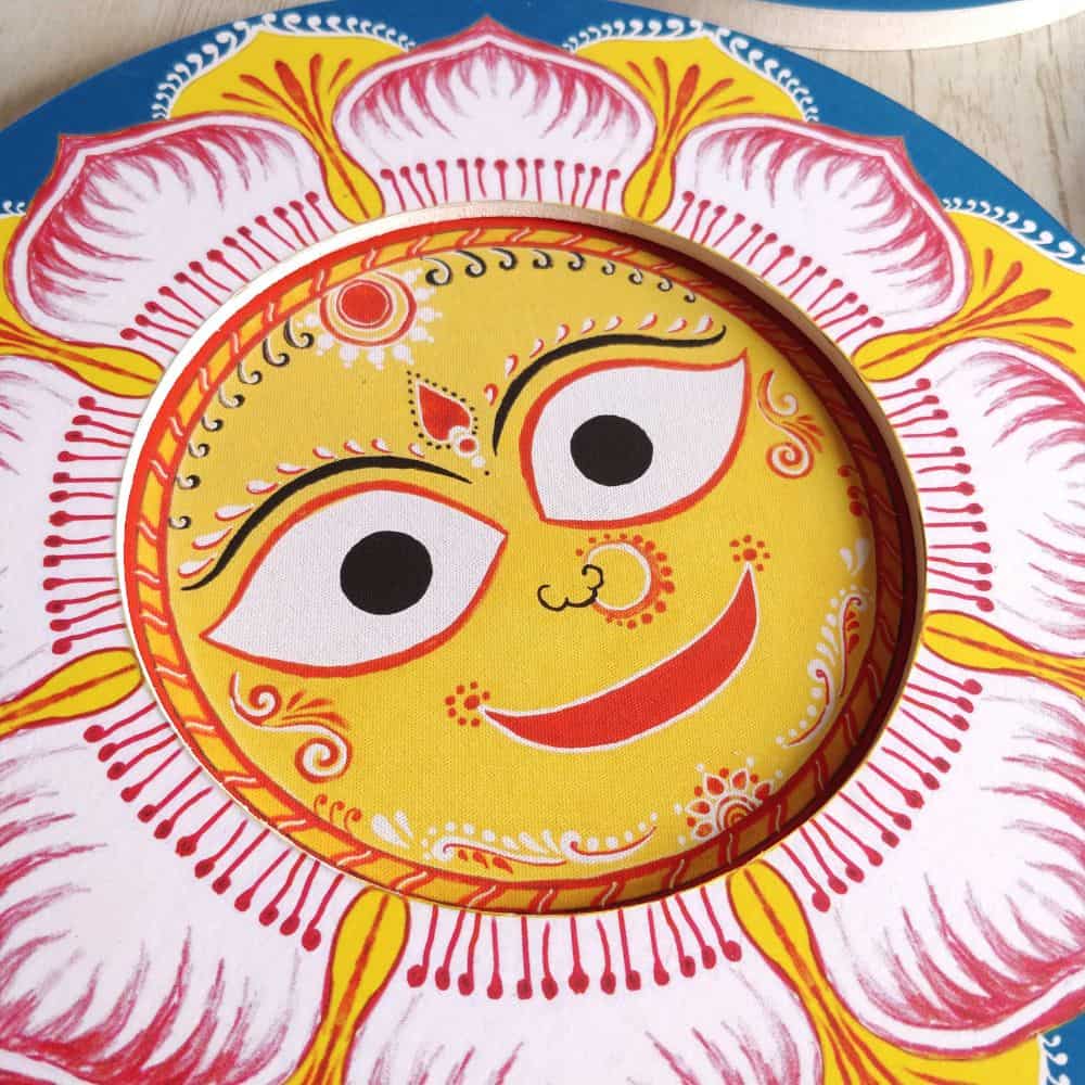 Lord Jagannath - Traditional Indian Art | Ethnic Wall Art - rangreli