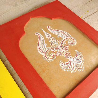 Durga Devi- Traditional Indian Art | Ethnic Wall Art - rangreli