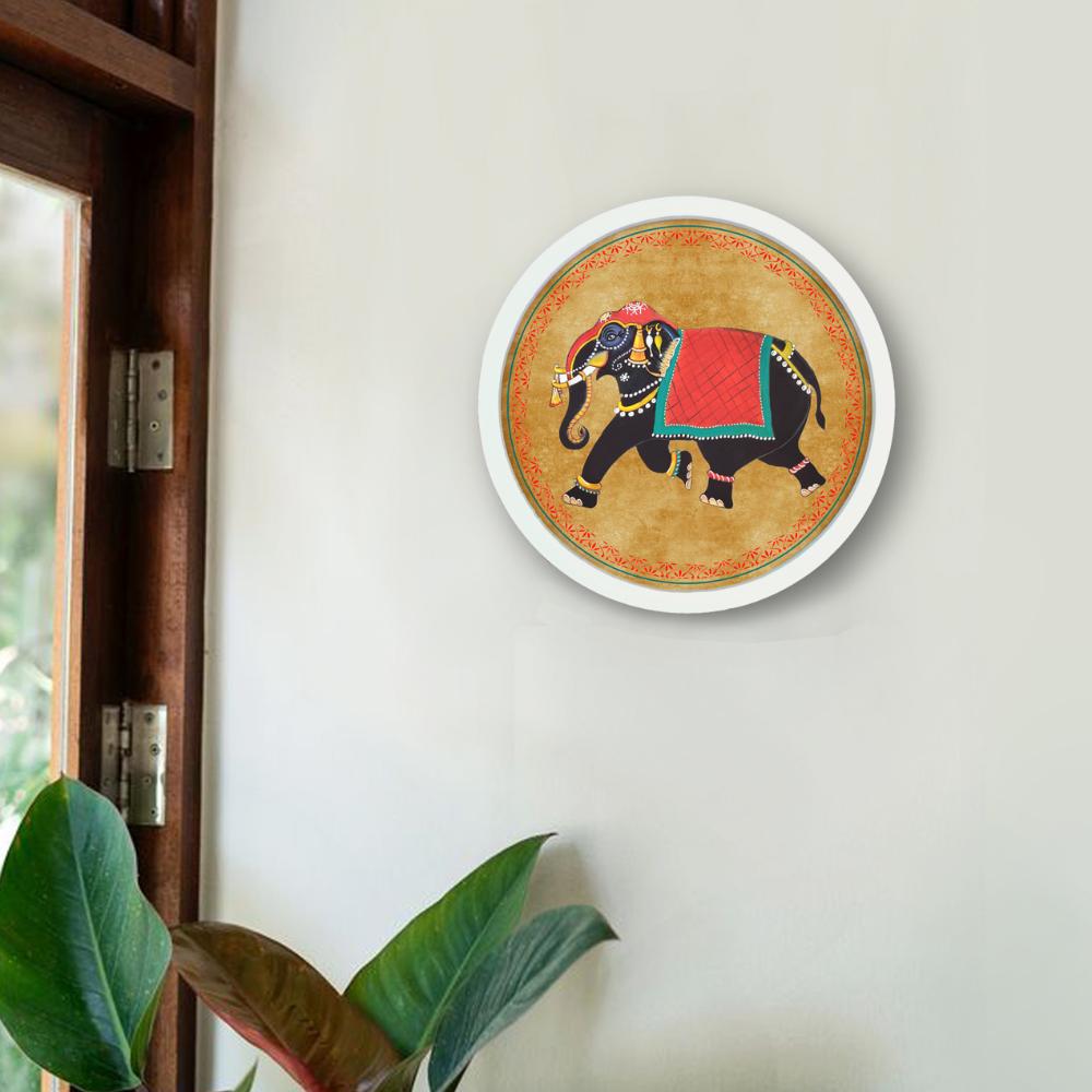 Elephant Wall Art Frames - Pichwai Style 2 | rangreli