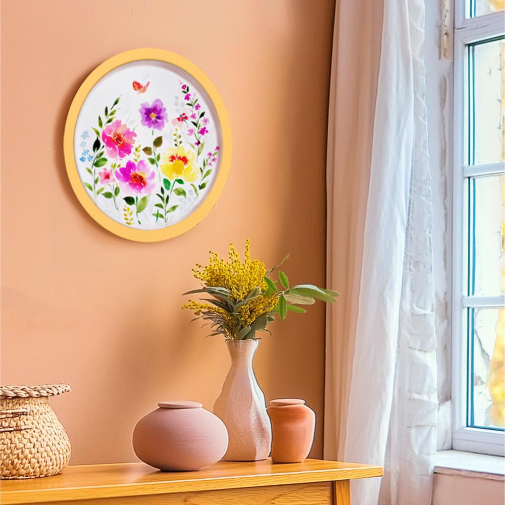 Handpainted wall art - Flowers