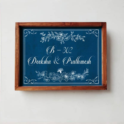 Chaya - Handcrafted Framed Nameplate