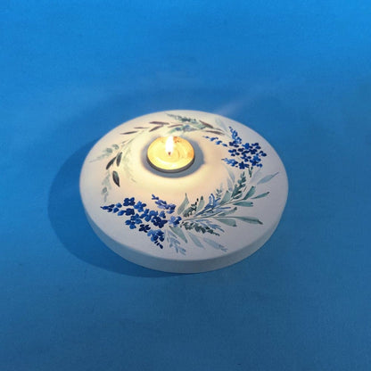 Sapphire Flora - Tealight Holder