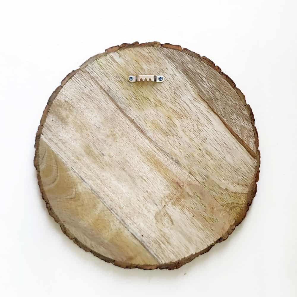 JadeOak - Modern Minimal Handcrafted Round Nameplate - rangreli