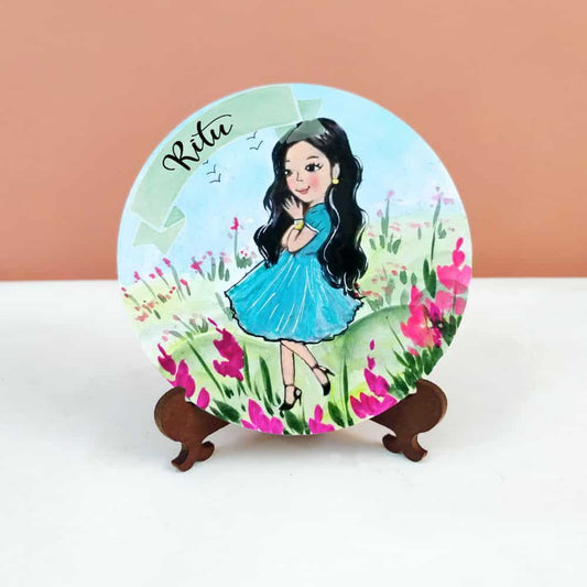 Handpainted Character Table Art - Proposal Girl - rangreli