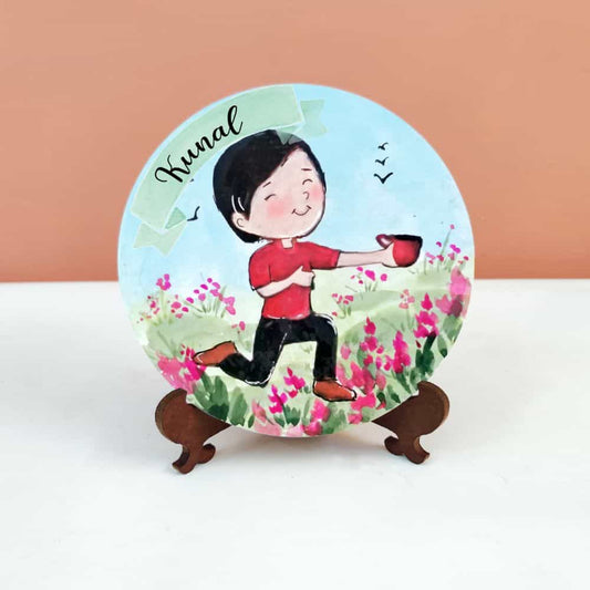 Handpainted Character Table Art - Proposal boy - rangreli