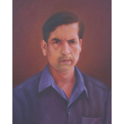 Oil Hand painted Portrait - Style 1 Restoration - rangreli