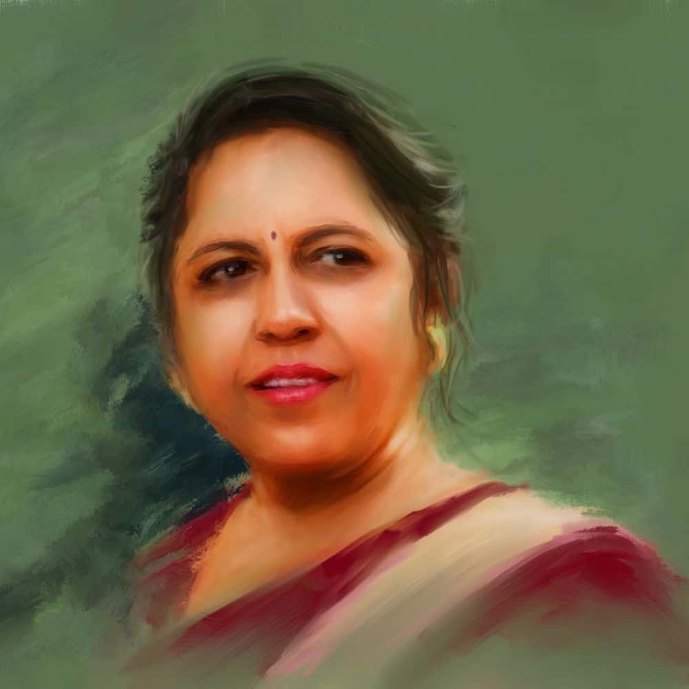 Coloured Digital Portrait - Style 1 - rangreli